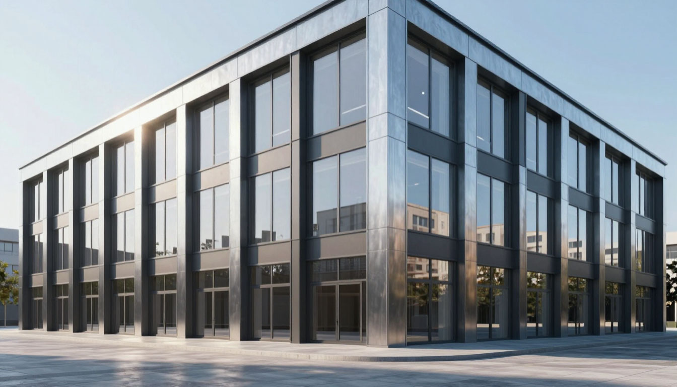 современный фасад здания